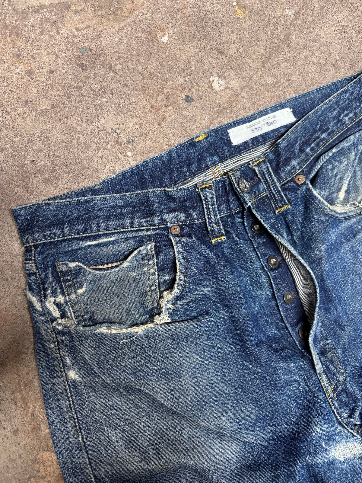 Levi's 501 LVC1944 Selvedge Denim
