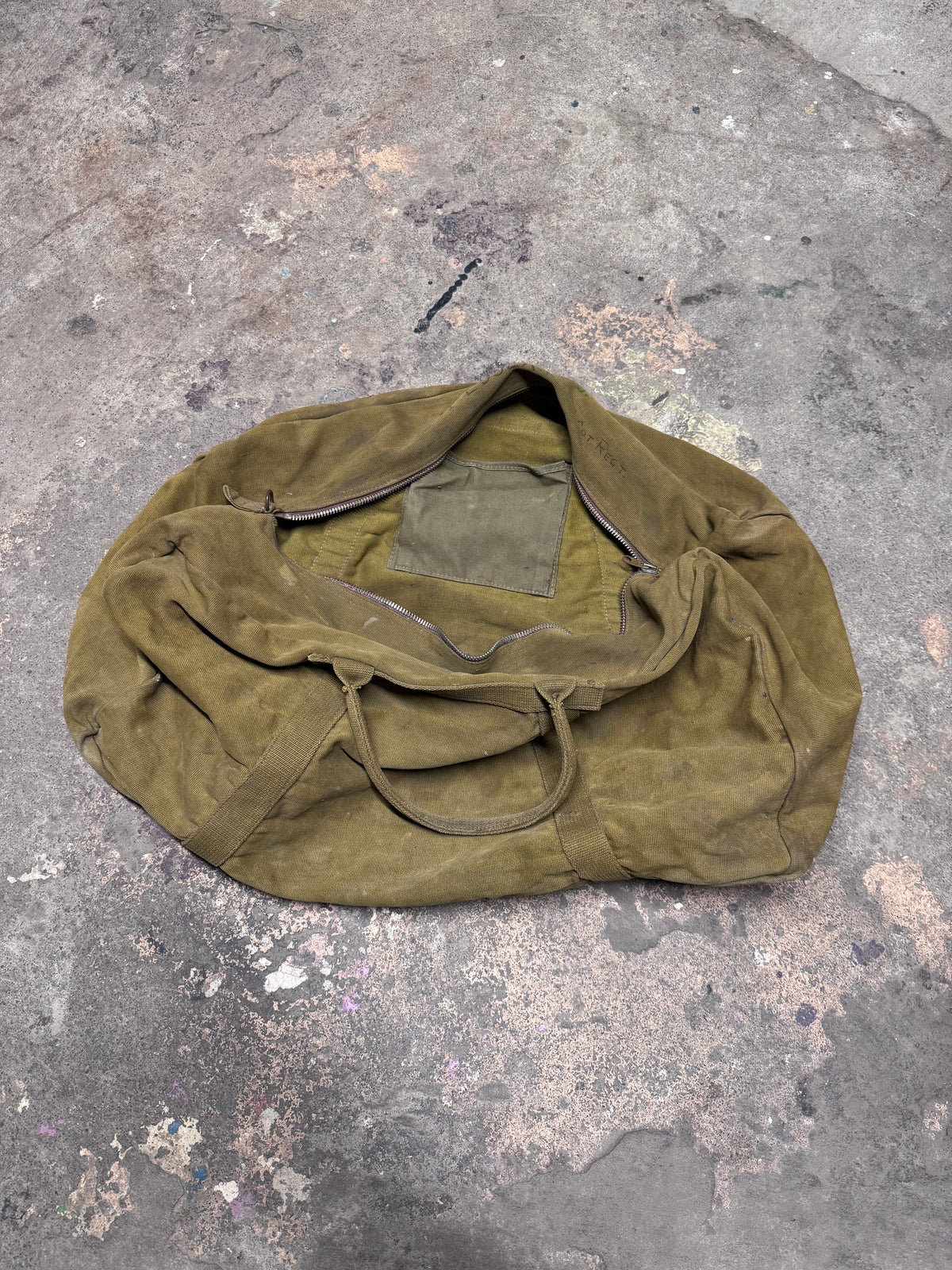 Vintage Military Duffle Bag